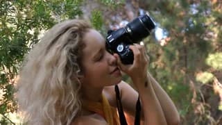 Eine Photographin will die Natur genießen