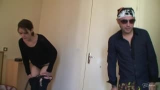 Französische Fremde ficken zum ersten Mal