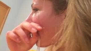 Sie will das Sperma ins Gesicht