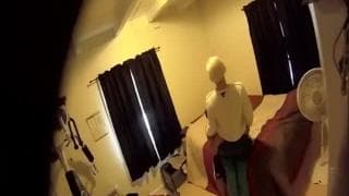 Sieh dir dieses Amateurpaar auf Kamera an