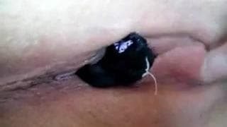 Nahaufnahme der Muschi dieser Schlampe