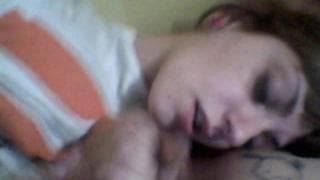 Sie bringt ihren Mann durch Blasen zum Kommen