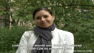 Tschechisches geiles Weib treibt es für Geld