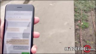 Emma trifft und fickt einen Typen aus einer deutschen Dating-App