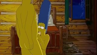 Homer und Marge Simpson machen Pornos zusammen