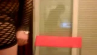 Trans in sexy Dessous wird sie provozieren