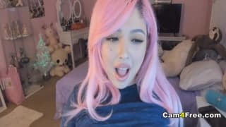 amgirl BBW steckt Dildos in Mund und Muschi amgirl BBW steckt Dildos in Mund und Muschi