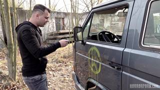 Geiler Vierer im Freien mit viel Msuchi und Schwanz