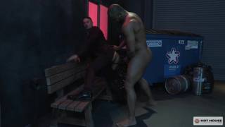 Eine heiße Szene mit Skyy Knox und Jason Vario