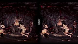 In der virtuellen Realität teuflischer Sex in der Grotte In der virtuellen Realität teuflischer Sex in der Grotte