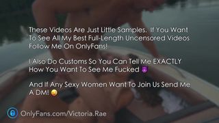 Ein romantischer Bootsausflug auf dem See endet mit sehr leckerem Sex