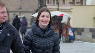 Erika Fucking in einer Winterromanze wird gut gefickt