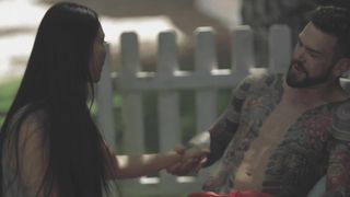 Blake Wilde spioniert Katana und Juan Lucho beim Ficken draußen